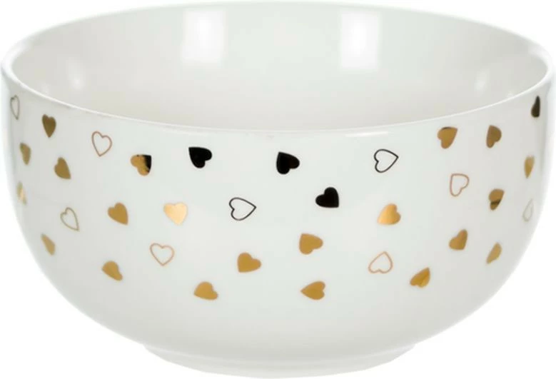 Miseczka z kolekcji Gifto w złote serduszka