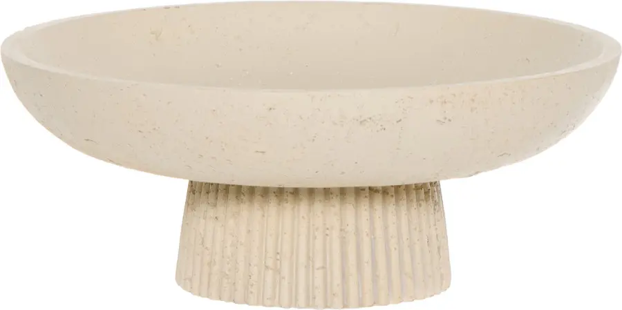 Miska na nóżce duża Stone 28 (beżowy)