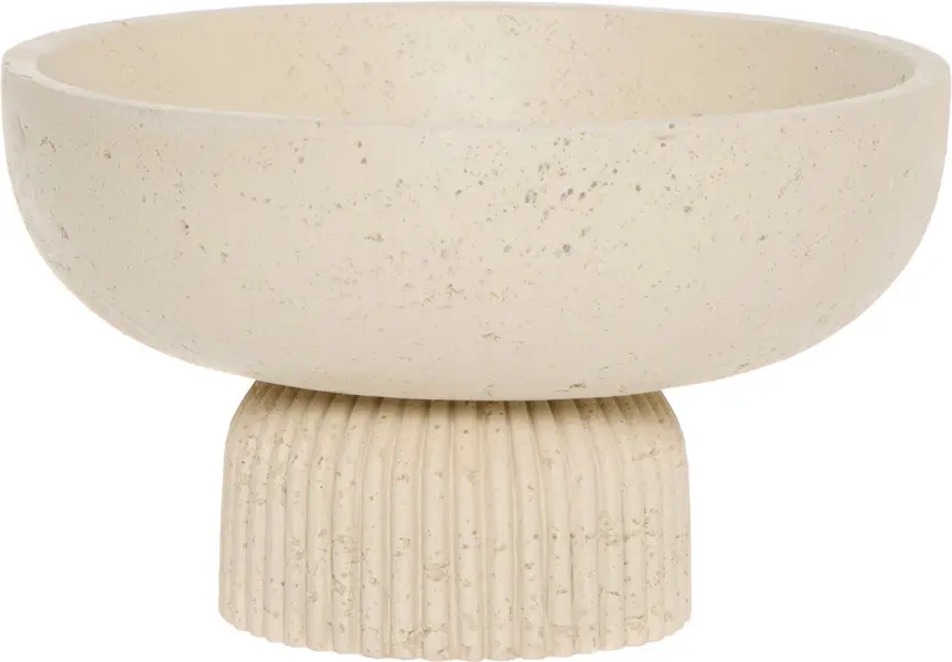 Miska na nóżce mała Stone 28 (beżowy) 