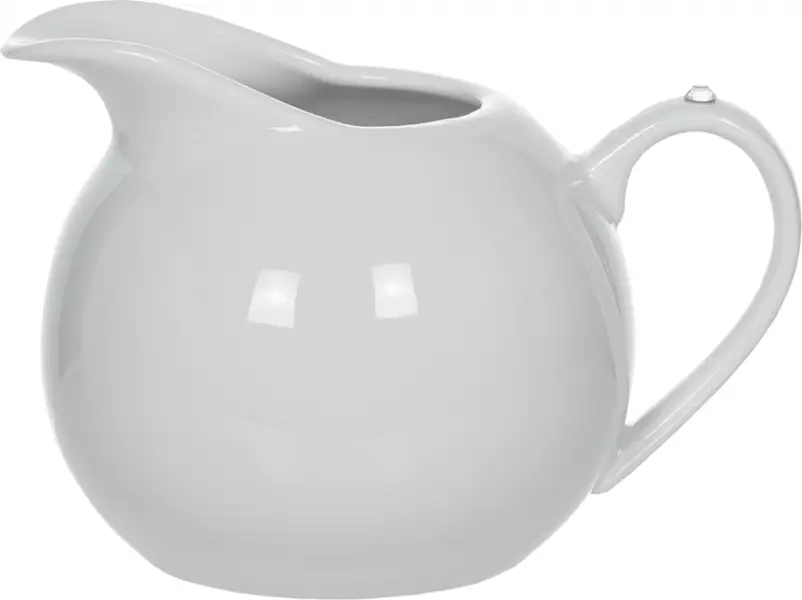Mlecznik z ozdobną rączką Krystalis 5 (biały) 