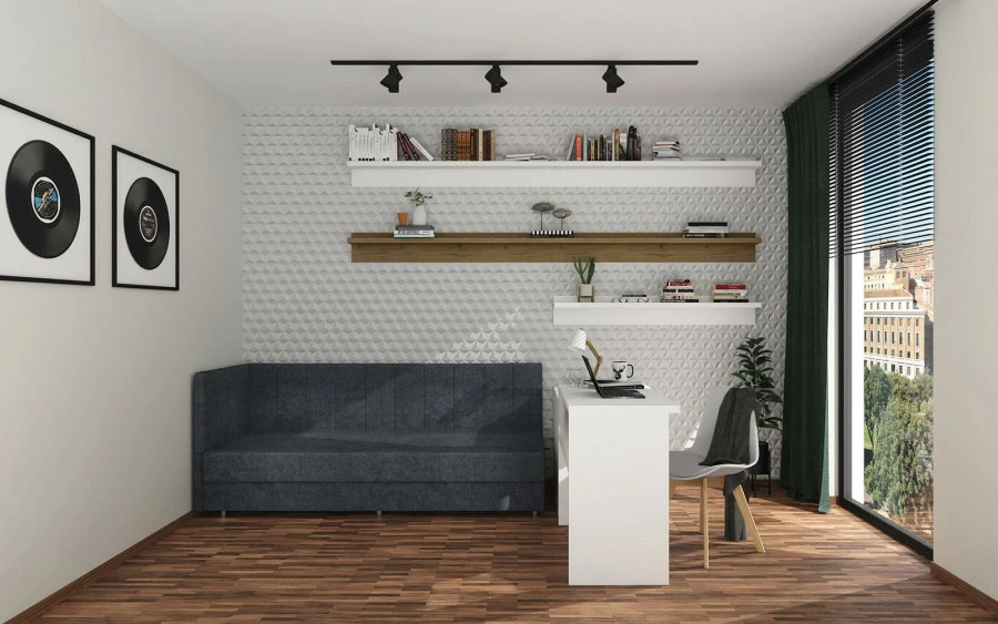 Biurko Panama (biały połysk)