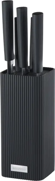 Zestaw noży w bloku Rifle 6elem. (czarny)