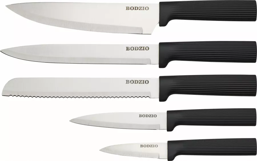 Zestaw noży w bloku Rifle 6elem. (czarny)