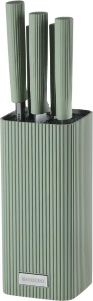 Zestaw noży w bloku Rifle 6elem. (oliwkowy)