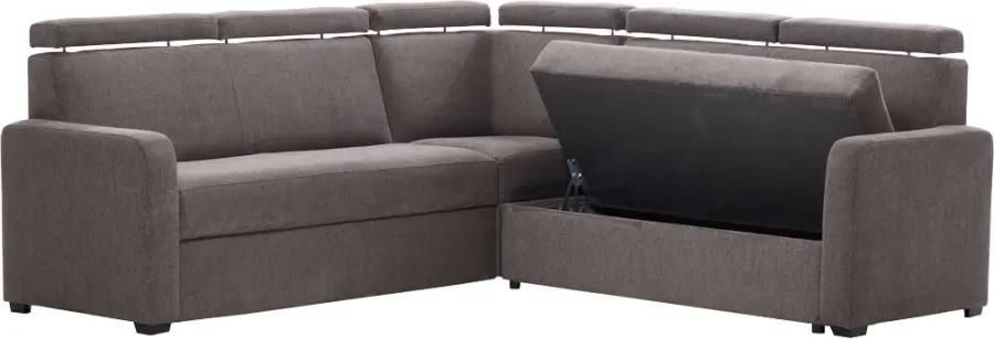 Narożnik Lazur z siedziskami 3-os. (rojal grafit)