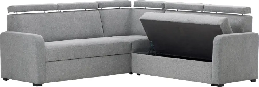 Narożnik Lazur z siedziskami 3-os. (rojal szary)