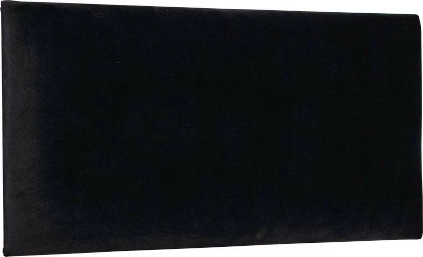 Panel tapicerowany (dekoracyjny) 30x60cm (Plusz czarny)
