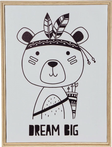 Zestaw 3 obrazów dla dzieci w ramie Tasso 1