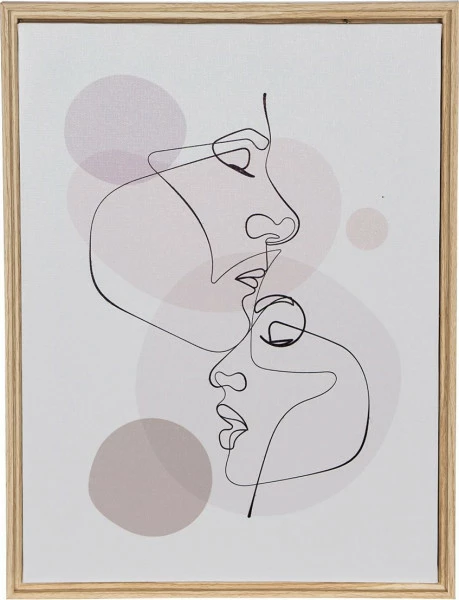 Zestaw 3 obrazów w ramie Tasso 2