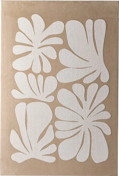 Obraz Deco Arte 17 (jasny brąz/biały)