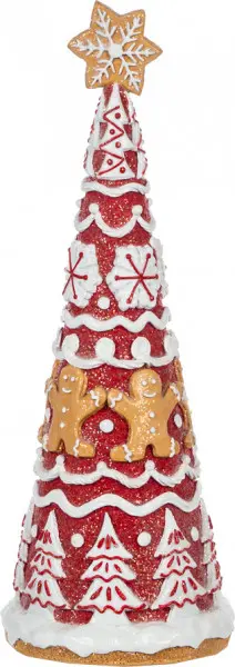Choinka Merry czerwono-biała