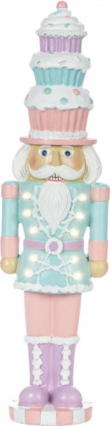 Dziadek do orzechów LED PASTEL CHRISTMAS