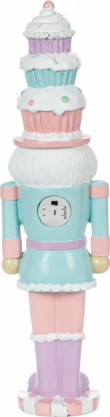 Dziadek do orzechów LED PASTEL CHRISTMAS