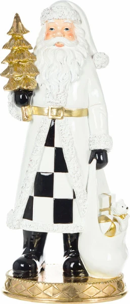 Mikołaj biało-czarny Merry 