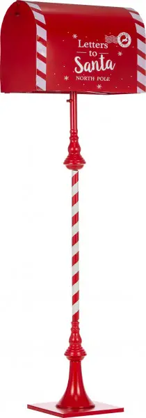 Świąteczna skrzynka na listy (czerwony) 