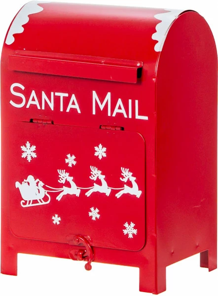 Świąteczna skrzynka na listy MERRY 179 (kolor: czerwony/biały)