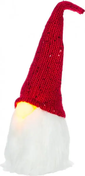 Duży gnom Merry LED 5 (czerwony) 