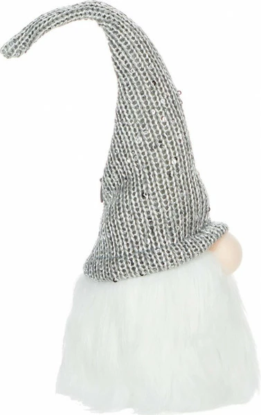 Duży gnom Merry LED 6 (srebrny) 