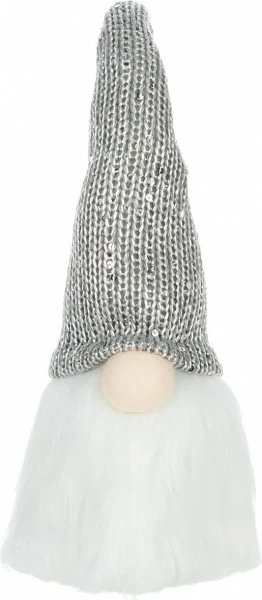 Duży gnom Merry LED 6 (srebrny) 