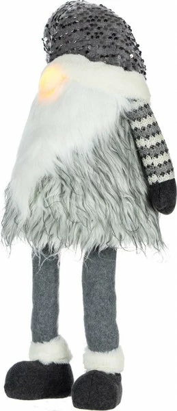 Mały gnom Merry LED 2 (srebrny) 