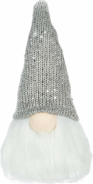 Mały gnom Merry LED 6 (srebrny) 