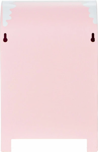 Świąteczna skrzynka na listy MERRY 179 (kolor: różowy/biały)