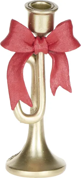 Świecznik Classic Christmas 8 (złoty/czerwony)