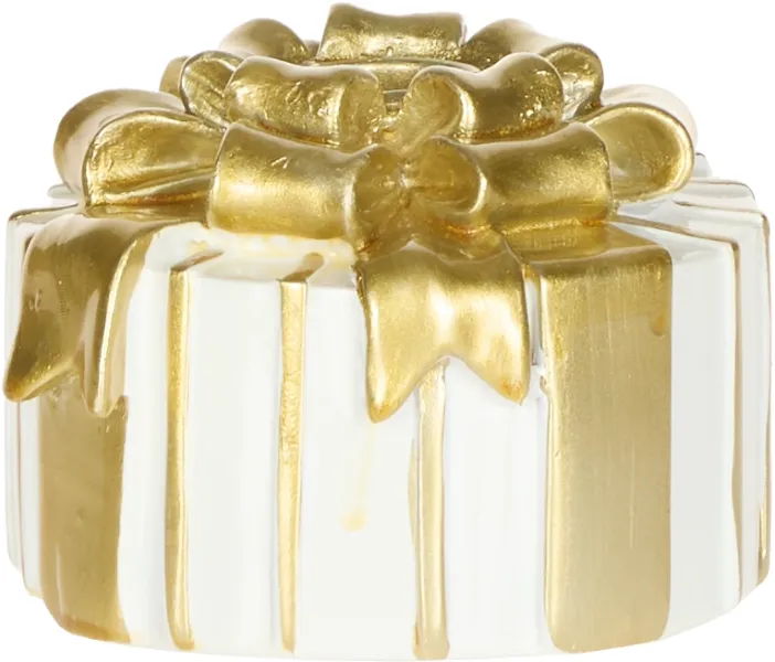 Świecznik Classic Christmas 9 (biały/złoty) 