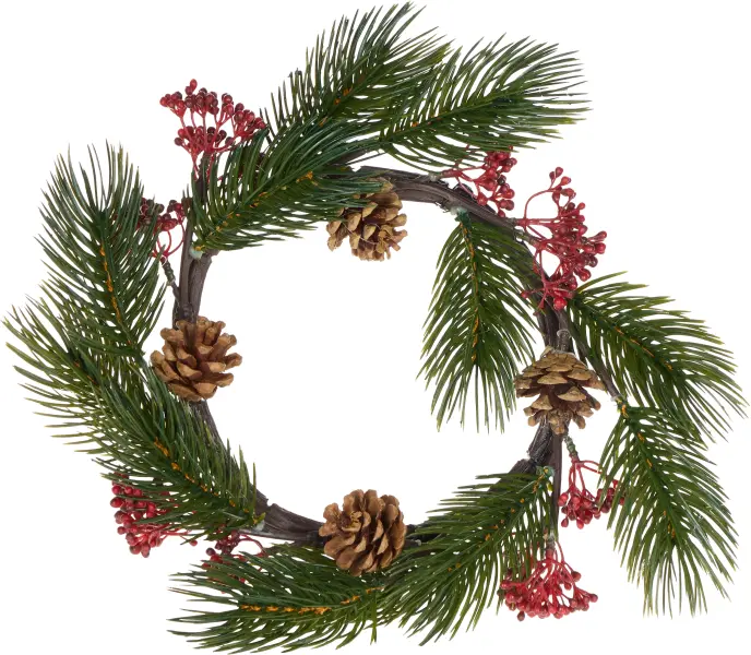 Wianek okrągły Merry Christmas 4