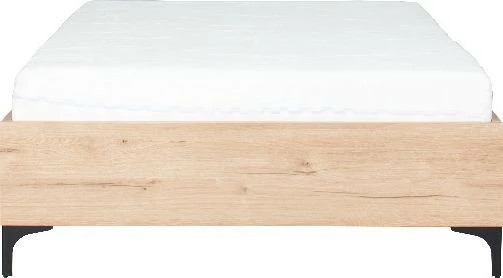 Łóżko 1-osobowe 120 Panama (dąb Soma ciemny) ze stelażem