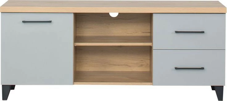 Stolik RTV Panama (szary/dąb Soma ciemny)