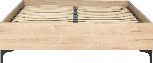 Łóżko 140cm Floryda bez materaca (dąb Soma ciemny) ze stelażem