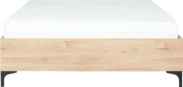 Łóżko 140cm Floryda bez materaca (dąb Soma ciemny) ze stelażem