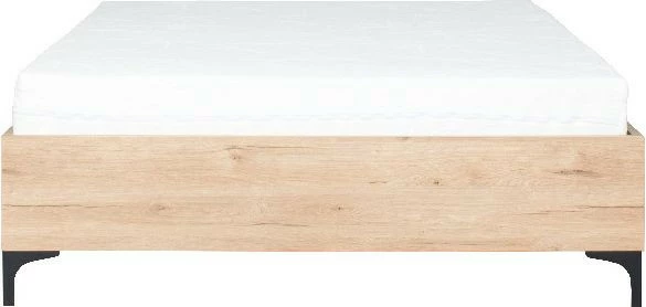 Łóżko 2-osobowe 140 Panama (dąb Soma ciemny) ze stelażem 