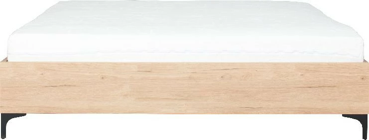 Łóżko 2-osobowe 180 Panama (dąb Soma ciemny) ze stelażem