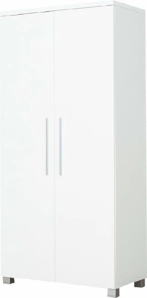 Szafa 2-drzw. z półkami Panama (biały połysk)