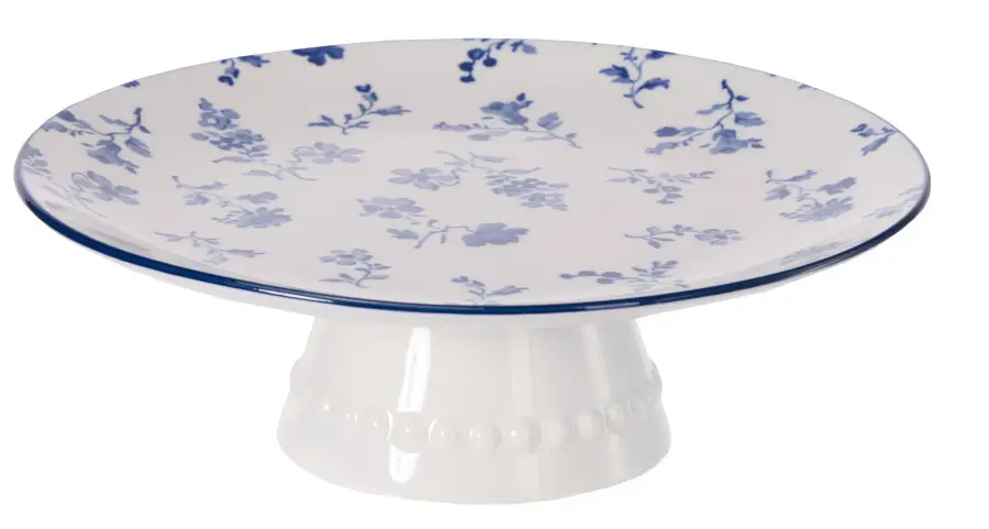 Patera na ciasto Blue Flowers 178