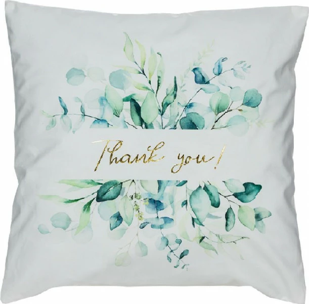 Poszewka 115 (biała z listkami)