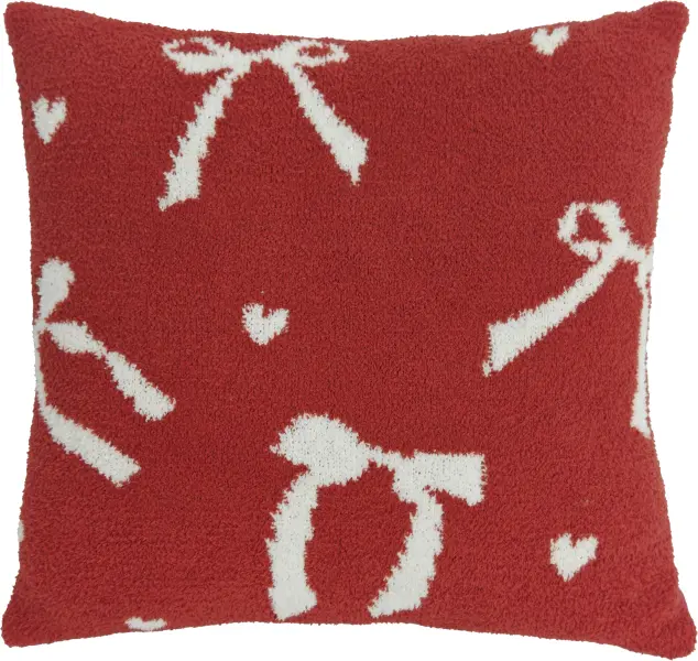 Poszewka 252 (czerwony/kremowy)