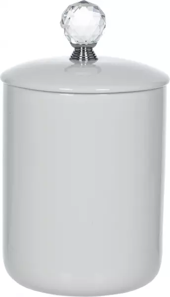 Pojemnik z ozdobnym uchwytem Krystalis 11 (biały)