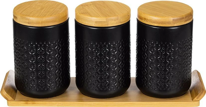 Pojemnik 1 (3-elem.) Palomo (czarny)