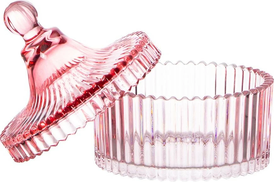 Pojemnik szklany Tasso 1 (różowy)