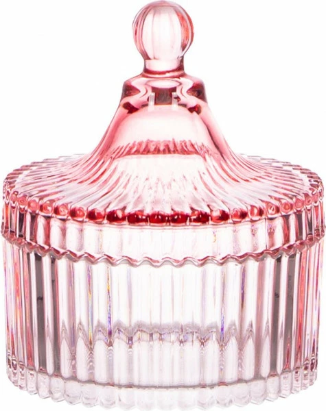 Pojemnik szklany Tasso 1 (różowy)