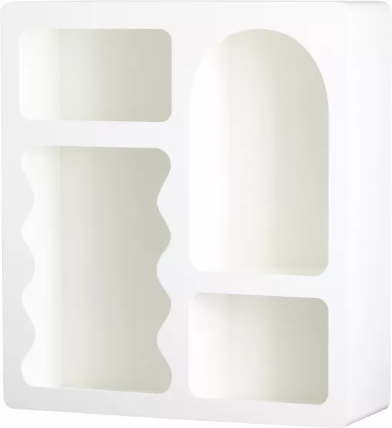 Półka wisząca Naturos 10 (biała)