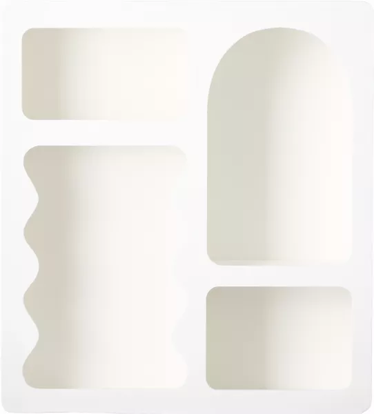 Półka wisząca Naturos 10 (biała)