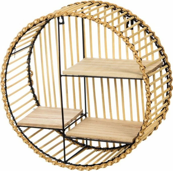 Półka metalowa Ravia 8 (czarny)