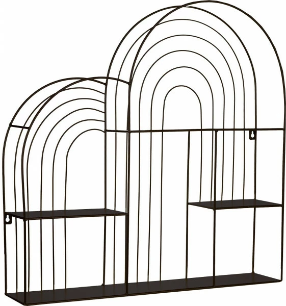 Metalowa półka Naturos (czarny)