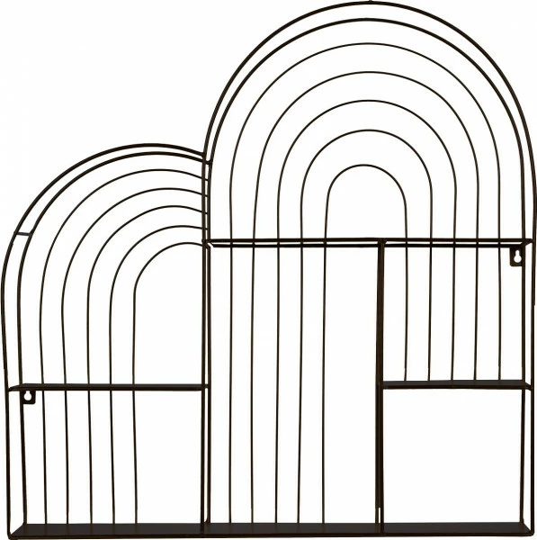 Metalowa półka Naturos (czarny)