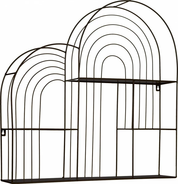 Metalowa półka Naturos (czarny)