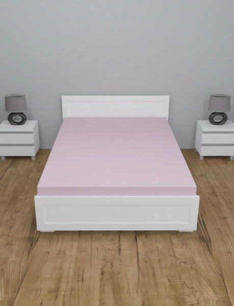 Prześcieradło z gumką (różowe-140x200x30cm)